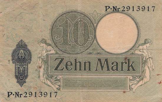 10 Mark 1906 P Ro.27b